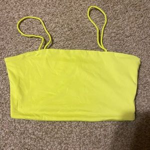 Neon crop top